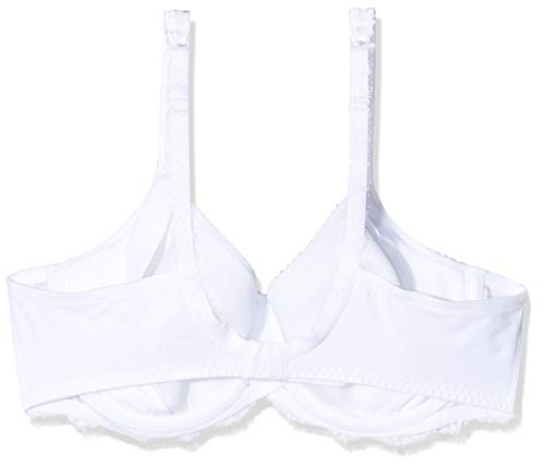 Playtex Flower Elegance Spacer Sujetador con aros, Blanco (Blanco/Branco), 90 B para Mujer