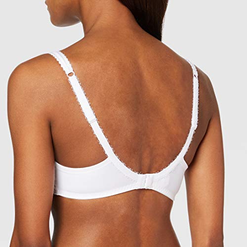 Playtex Flower Elegance Spacer Sujetador con aros, Blanco (Blanco/Branco), 90 B para Mujer