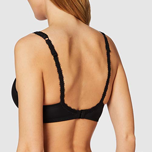 Playtex Flower Elegance Spacer Sujetador con aros, Negro (Negro/Preto), 90 B para Mujer Playtex Flower Elegance Spacer Sujetador con aros, Negro (Negro/Preto), 90 B para Mujer