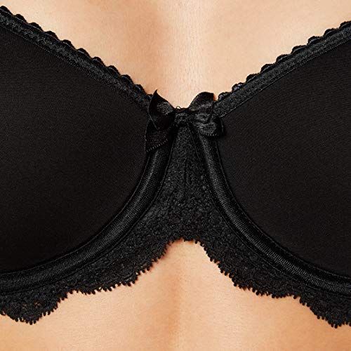 Playtex Flower Elegance Spacer Sujetador con aros, Negro (Negro/Preto), 90 B para Mujer