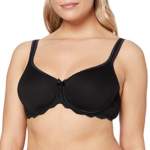 Playtex Flower Elegance Spacer Sujetador con aros, Negro (Negro/Preto), 90 B para Mujer Playtex Flower Elegance Spacer Sujetador con aros, Negro (Negro/Preto), 90 B para Mujer