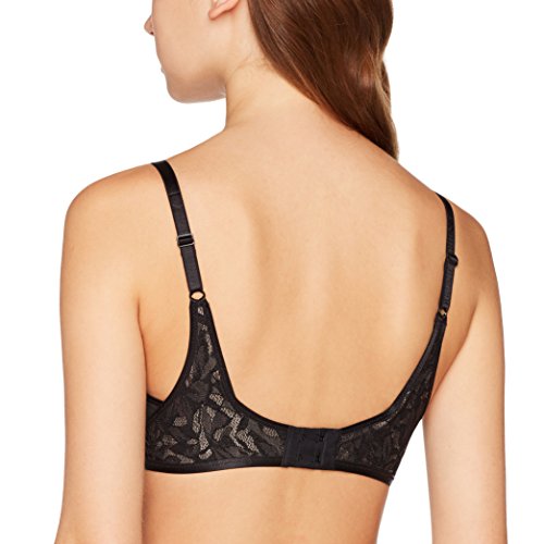 Playtex Ideal Beauty Lace, Sujetador de Encaje Sin Aros para Mujer, Negro (Black Grey), 100B (Talla del Fabricante: 38B)