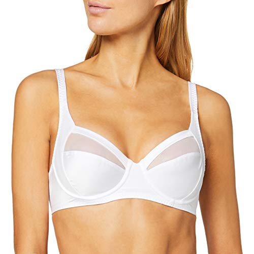 Playtex Silhouette P04R3 Sujetador básico, Blanco, 90 B para Mujer