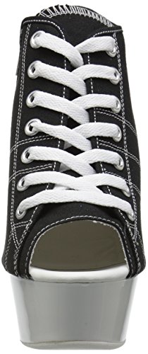 Pleaser DELIGHT-600SK-01 Blk Canvas/Neon White UK 9 (EU 42) Pleaser DELIGHT-600SK-01 Blk Canvas/Neon White UK 9 (EU 42)