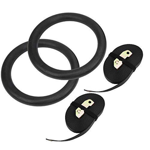 PLLO Anillos Colgantes de Gimnasia, Anillos Colgantes de Ejercicio, Poliéster práctico Duradero + ABS Ajustable Fuerte para Mujeres Mujeres Ejercicio Entrenamiento en Interiores PLLO Anillos Colgantes de Gimnasia, Anillos Colgantes de Ejercicio, Poliéster práctico Duradero + ABS Ajustable Fuerte para Mujeres Mujeres Ejercicio Entrenamiento en Interiores