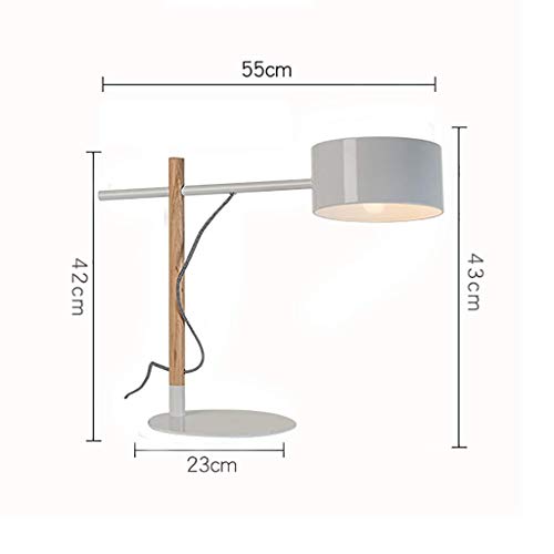 PLLP Novedades Lámparas, lámparas de noche y de mesa Estudio nórdico Dormitorio Lámpara de noche Estudiante Niños Estudio Escritorio de trabajo Lámpara de escritorio de lectura Lámpara de mesa E27 Lá