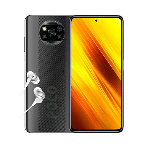 Poco X3 NFC - Smartphone 6+64GB, 6,67” FHD+ cámara Frontal con Punch-Hole, Snapdragon 732G, 64MP AI Quad-cámara, 5160mAh, Color Gris Sombra (versión española + 2 años de garantía)