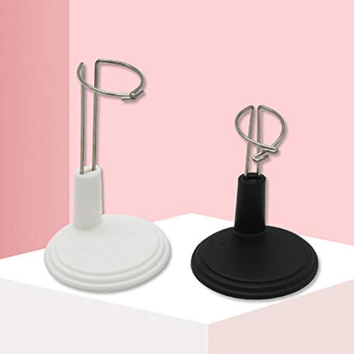 POFET Soporte de muñeca Ajustable Negro de 5 Piezas para muñecas Americanas de 6-8 Pulgadas y Soporte para exhibición de muñecas para bebés POFET Soporte de muñeca Ajustable Negro de 5 Piezas para muñecas Americanas de 6-8 Pulgadas y Soporte para exhibición de muñecas para bebés