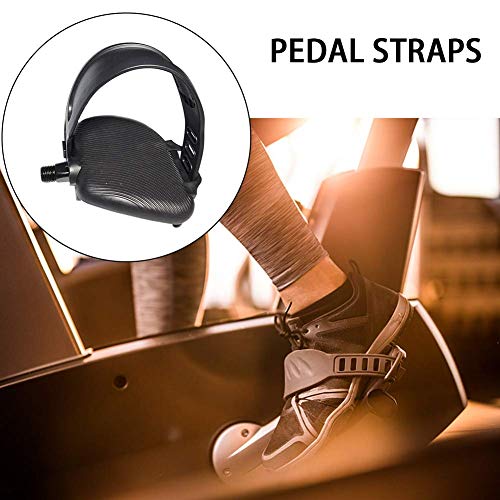 POHOVE 1pair Bicicleta de Ejercicio Pedales Correas, Resistente Ajustable Longitud Universal Pedales Correa para Spinning Bicicleta Bici Hogar Gimnasio Multifunción Interior Sports Fitness Accesorios