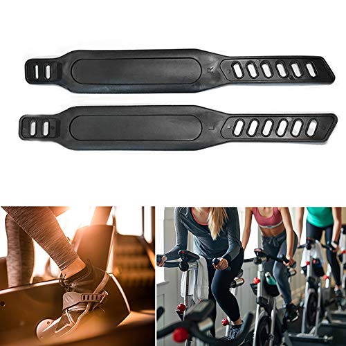 POHOVE 1pair Bicicleta de Ejercicio Pedales Correas, Resistente Ajustable Longitud Universal Pedales Correa para Spinning Bicicleta Bici Hogar Gimnasio Multifunción Interior Sports Fitness Accesorios