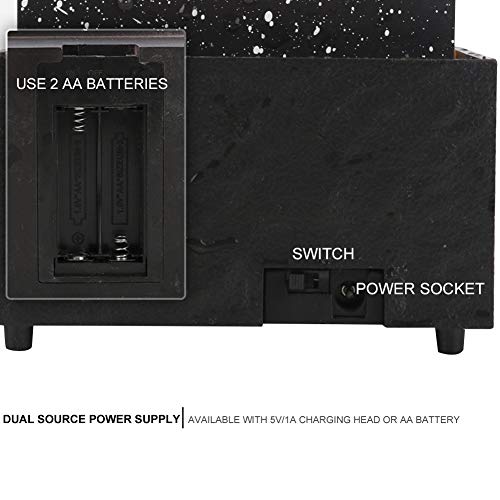 POHOVE de Mesa Fuente con Luces LED, Pequeño Relajación Cascada Feature, 4 Capas Cascada Meditación Fuente, Aura Meditación Fuente Interior Relajante Agua Sonido para Hogar Oficina Dormitorio POHOVE de Mesa Fuente con Luces LED, Pequeño Relajación Cascada Feature, 4 Capas Cascada Meditación Fuente, Aura Meditación Fuente Interior Relajante Agua Sonido para Hogar Oficina Dormitorio