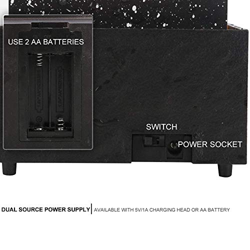 POHOVE de Mesa Fuente con Luces LED, Pequeño Relajación Cascada Feature, 4 Capas Cascada Meditación Fuente, Aura Meditación Fuente Interior Relajante Agua Sonido para Hogar Oficina Dormitorio POHOVE de Mesa Fuente con Luces LED, Pequeño Relajación Cascada Feature, 4 Capas Cascada Meditación Fuente, Aura Meditación Fuente Interior Relajante Agua Sonido para Hogar Oficina Dormitorio