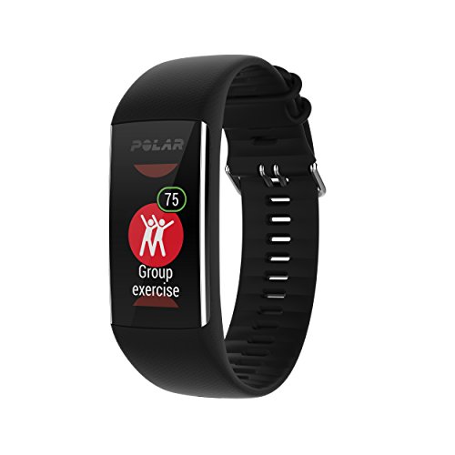 Polar A370 Reloj de fitness con GPS conectado y Frecuencia cardíaca en la muñeca. Actividad 24/7 - Negro, M/L