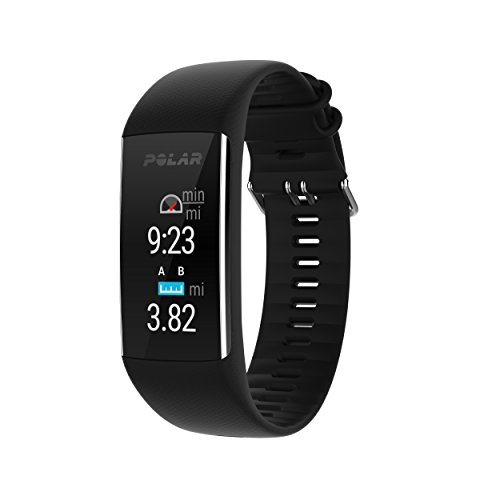 Polar A370 Reloj de fitness con GPS conectado y Frecuencia cardíaca en la muñeca. Actividad 24/7 - Negro, M/L