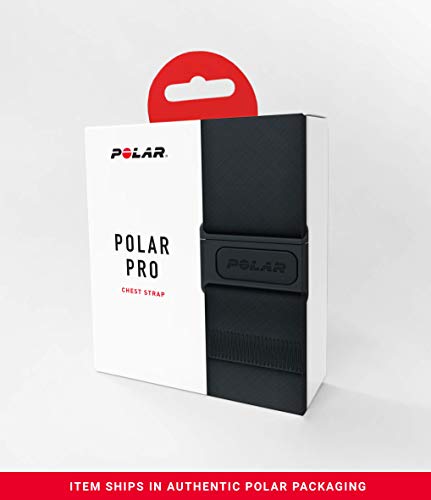 Polar Elástico Pro Strap - Elástico para sensor de frecuencia cardíaca, color negro, talla M-XXL Polar Elástico Pro Strap - Elástico para sensor de frecuencia cardíaca, color negro, talla M-XXL