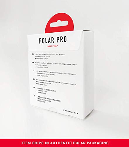 Polar Elástico Pro Strap - Elástico para sensor de frecuencia cardíaca, color negro, talla M-XXL Polar Elástico Pro Strap - Elástico para sensor de frecuencia cardíaca, color negro, talla M-XXL