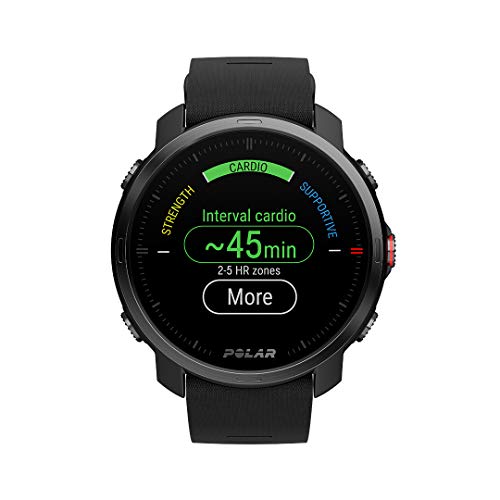 Polar GRIT X - Outdoor multisport watch con GPS con Brújula, Altímetro y Durabilidad de Nivel Militar para Practicar trail running, mountain bike, ciclismo - Batería de Larga Duración Polar GRIT X - Outdoor multisport watch con GPS con Brújula, Altímetro y Durabilidad de Nivel Militar para Practicar trail running, mountain bike, ciclismo - Batería de Larga Duración