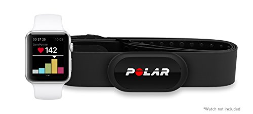 Polar H10 - Sensor de Frecuencia cardíaca Bluetooth con banda pectoral - Negro, XS-S