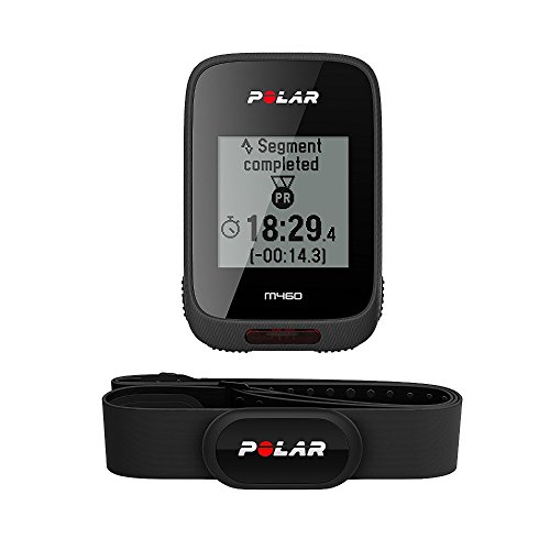 Polar M460HR - Ciclocomputador, sensor de frecuencia cardíaca H10 incluido, color negro, talla M Polar M460HR - Ciclocomputador, sensor de frecuencia cardíaca H10 incluido, color negro, talla M