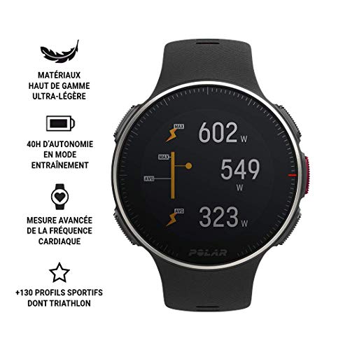 Polar Vantage V Titan - Reloj Premium con GPS y Frecuencia Cardíaca. Caja de Titanio. Multideporte y perfil de triatlón - Potencia de running, batería ultra larga, resistente al agua. Negro/Rojo Polar Vantage V Titan - Reloj Premium con GPS y Frecuencia Cardíaca. Caja de Titanio. Multideporte y perfil de triatlón - Potencia de running, batería ultra larga, resistente al agua. Negro/Rojo