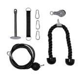 Polea de cuerda para hacer ejercicio, para hacer ejercicio, fuerza de mano, antideslizante, elevación, sistema de accionamiento silencioso, para entrenamiento, brazo, bíceps y tríceps (2,5 m) Polea de cuerda para hacer ejercicio, para hacer ejercicio, fuerza de mano, antideslizante, elevación, sistema de accionamiento silencioso, para entrenamiento, brazo, bíceps y tríceps (2,5 m)