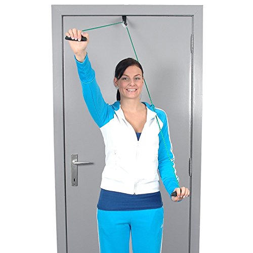 POLEA Msd CUERDA con TOPE DE PUERTA METAL Rehabilitación Hombro SHOULDER ROPE polea METAL SOPORTE