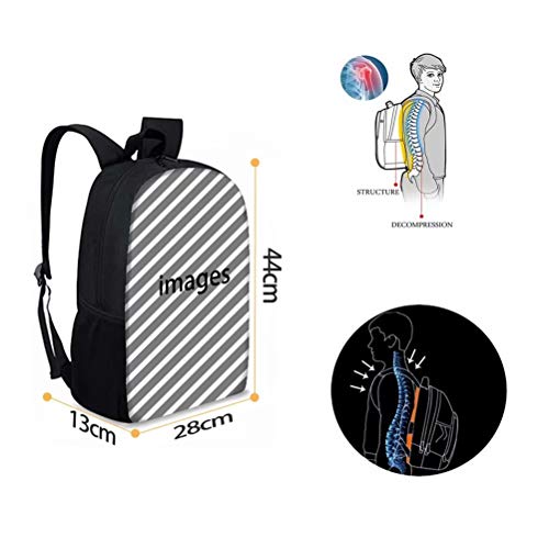POLERO Mochila para niños con diseño de calaveras POLERO Mochila para niños con diseño de calaveras