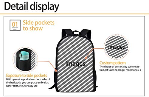 POLERO Mochila para niños con diseño de calaveras POLERO Mochila para niños con diseño de calaveras