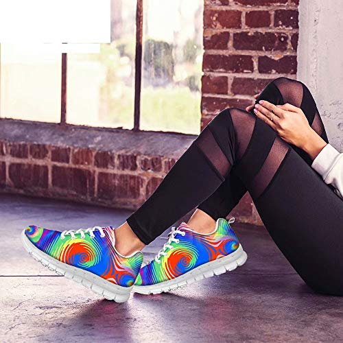 Polero - Zapatillas de enfermera con diseño de historieta y osos, zapatillas deportivas para mujer, para correr, caminar, con cordones talla EU 36-41, color, talla 39 EU