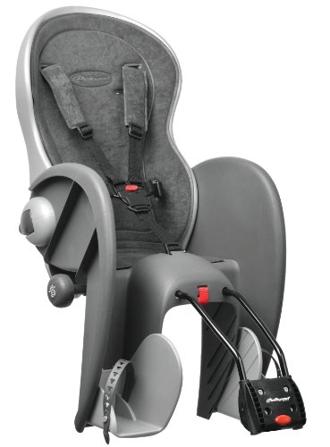 Polisport 67826 - Asiento de bicicleta para bebé (gris)