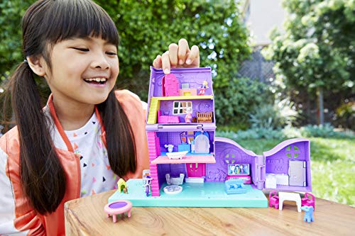Polly Pocket Casa de muñecas de juguete con accesorios (Mattel GFP42)