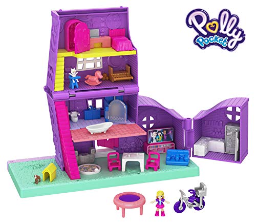 Polly Pocket Casa de muñecas de juguete con accesorios (Mattel GFP42)