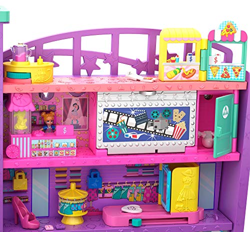 Polly Pocket Centro Comercial de juguete para muñecas, multicolor (Mattel GFP89)