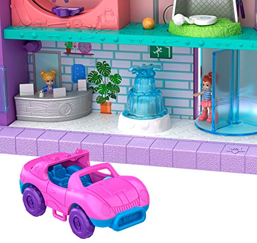 Polly Pocket Centro Comercial de juguete para muñecas, multicolor (Mattel GFP89)