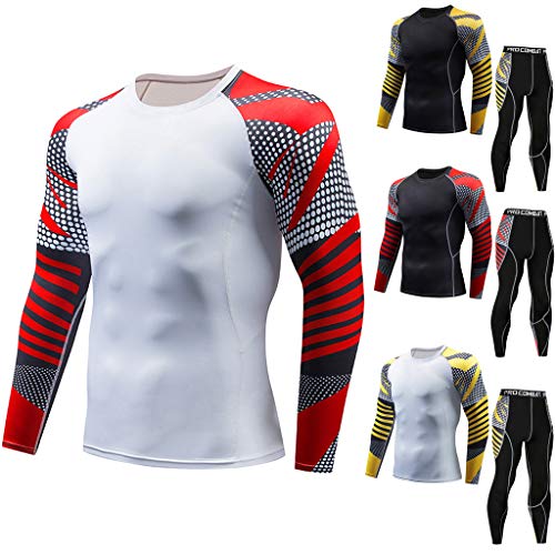 POLP Chándal de Hombres Casual Ropa Deportiva de Camuflaje Entrenamiento Correr Fitness Transpirable Tops de Secado Rápido Conjuntos Elasticidad para Running Pantalones de Compresión Aire Libre POLP Chándal de Hombres Casual Ropa Deportiva de Camuflaje Entrenamiento Correr Fitness Transpirable Tops de Secado Rápido Conjuntos Elasticidad para Running Pantalones de Compresión Aire Libre