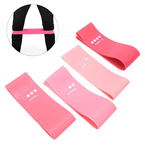 Ponacat Bandas de Bucle de Resistencia Mini Bandas Flexibles de Yoga para Ejercicios en El Hogar Estiramiento Entrenamiento de Fuerza Fisioterapia