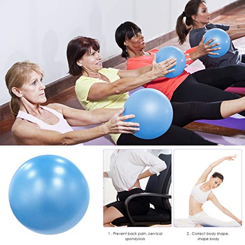 Ponacat Set de Yoga 5 Piezas: Incluye 1 Pelota de Yoga 1 Bloque de Yoga 1 Banda de Estiramiento de Yoga 1 Lazo de Resistencia Y 1 Cinturón Tejido de Yoga para Iniciador de Yoga