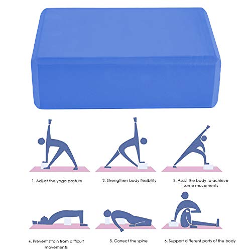 Ponacat Set de Yoga 5 Piezas: Incluye 1 Pelota de Yoga 1 Bloque de Yoga 1 Banda de Estiramiento de Yoga 1 Lazo de Resistencia Y 1 Cinturón Tejido de Yoga para Iniciador de Yoga