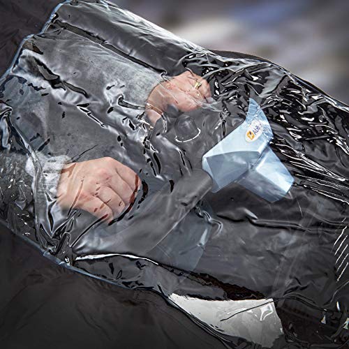 Poncho de Lluvia Universal para Scooter de Movilidad y Silla de Ruedas Eléctrica con Capucha y Panel Transparente - Impermeable, a Prueba de Viento y Ligero - Resistente, Durable y Fácil de Plegar. Poncho de Lluvia Universal para Scooter de Movilidad y Silla de Ruedas Eléctrica con Capucha y Panel Transparente - Impermeable, a Prueba de Viento y Ligero - Resistente, Durable y Fácil de Plegar.