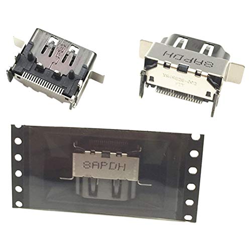 Poonkuos 1080P 2.1 HDMI Port Socket Repuesto para Microsoft Xbox One X Placa Base - HD Outlet Adaptador Interface Conector Partes