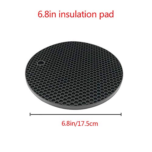 PopHMN Accesorios para freidoras de Aire, 5PCS 18CM Pizza Dish Cake Barrel Air Fryer Rack con Almohadilla Aislante Adecuado para Air Fryer Accesorios PopHMN Accesorios para freidoras de Aire, 5PCS 18CM Pizza Dish Cake Barrel Air Fryer Rack con Almohadilla Aislante Adecuado para Air Fryer Accesorios