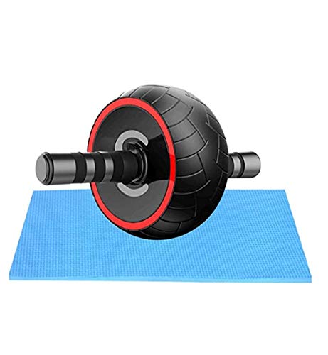 POPOTI Abdominal Wheel AB Wheel Rollers Exercise Wheels Non-Slip Handles Fitness Workout Home Gym Exercise Equipment to Build Muscle (12x20x9cm)