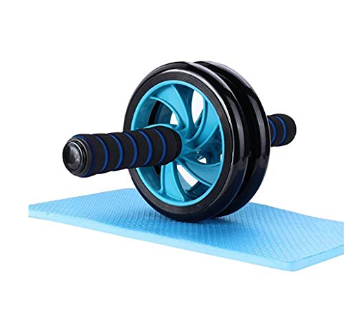 POPOTI Abdominal Wheel AB Wheel Rollers Exercise Wheels Non- Slip Handles Fitness Workout Home Gym Exercise Equipment to Build Muscle (Blue)