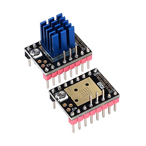 PoPprint TMC2208 V3.0 - Módulo controlador de motor paso a paso con disipador de calor con modo Step compatible con Ramps1.4 o MKS Board SKR V1.3 para impresora 3D (STEP/DIR) PoPprint TMC2208 V3.0 - Módulo controlador de motor paso a paso con disipador de calor con modo Step compatible con Ramps1.4 o MKS Board SKR V1.3 para impresora 3D (STEP/DIR)