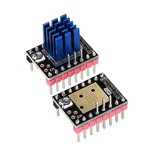 PoPprint TMC2208 V3.0 - Módulo controlador de motor paso a paso con disipador de calor con modo Step compatible con Ramps1.4 o MKS Board SKR V1.3 para impresora 3D (STEP/DIR)