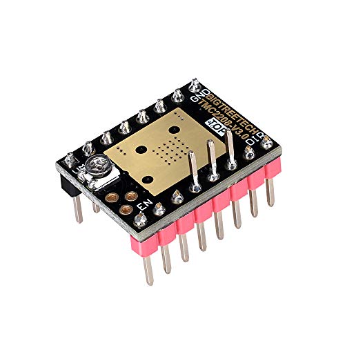 PoPprint TMC2208 V3.0 - Módulo controlador de motor paso a paso con disipador de calor con modo Step compatible con Ramps1.4 o MKS Board SKR V1.3 para impresora 3D (STEP/DIR)