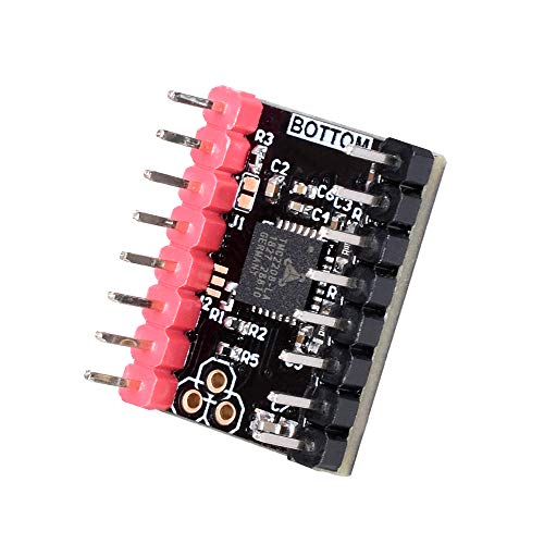 PoPprint TMC2208 V3.0 - Módulo controlador de motor paso a paso con disipador de calor con modo Step compatible con Ramps1.4 o MKS Board SKR V1.3 para impresora 3D (STEP/DIR) PoPprint TMC2208 V3.0 - Módulo controlador de motor paso a paso con disipador de calor con modo Step compatible con Ramps1.4 o MKS Board SKR V1.3 para impresora 3D (STEP/DIR)