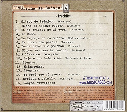 Porrina de Badajoz "Ep's 45 rpm"
