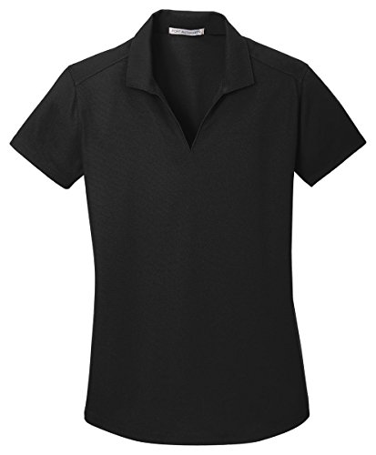 Port Authority® Ladies Dry Zone® Grid Polo. L572 Black S