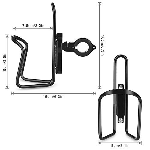 Portabidón para Bicicleta, [Material Premium]Diyife Portabidón de Ciclismo para Bicicletas de Montaña y Carretera, Soportes para Botella de Agua, Tecnología de Soldadura TIG Aluminio de Aviación 6061